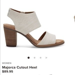 TOMS Majorca Cutout Heels